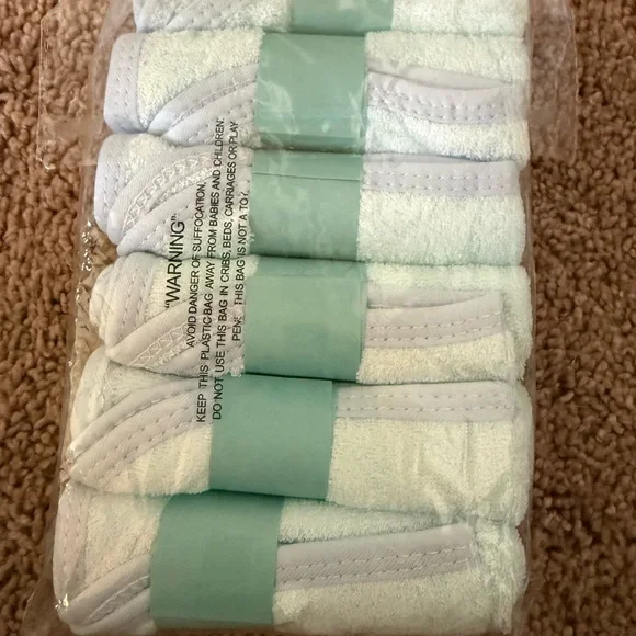 HIPHOP PANDA Baby Washcloths, Rayon Made From Bamboo - 2 Layer Ultra Soft Absorb - Picture 3 of 3